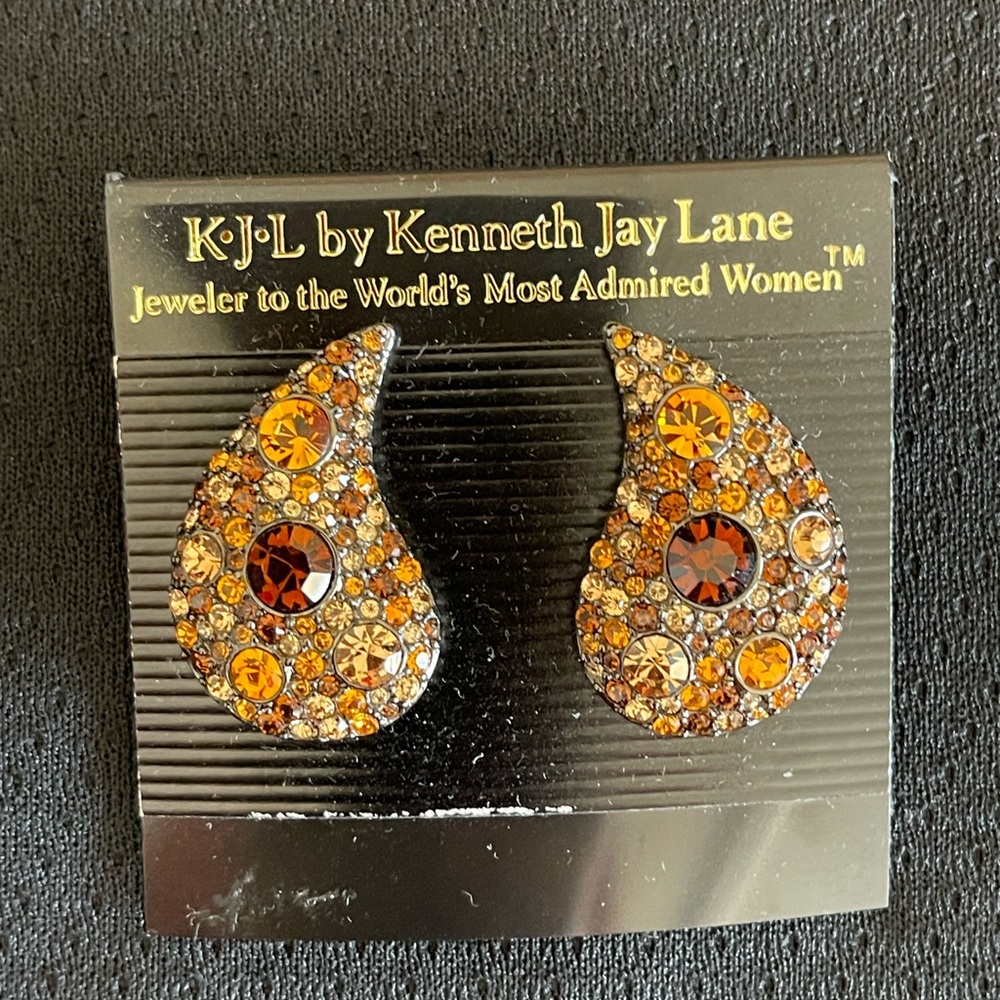 Kenneth Jay Lane Teardrop Earrings